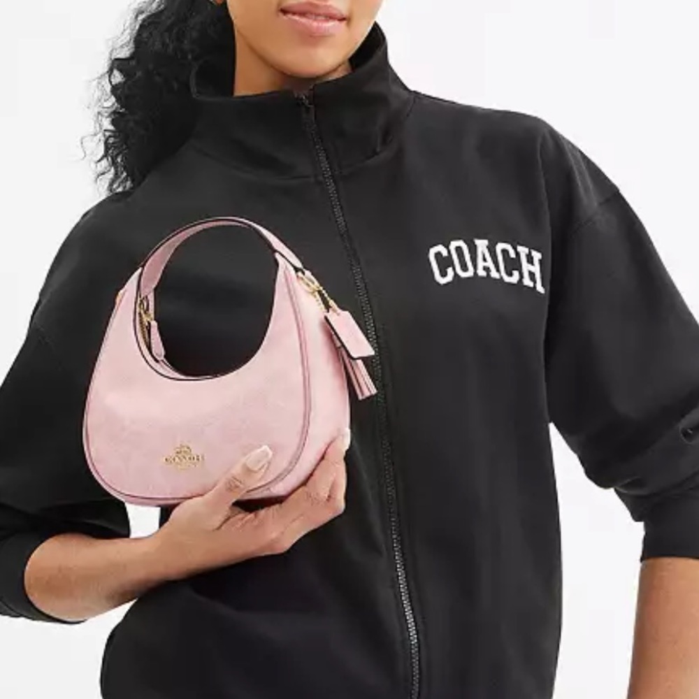 💖NWT COACH CARMEN MINI CROSSBODY BAG IN PINK - Picture 3 of 4